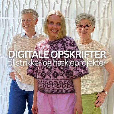 Digitale opskrifter til strik og hækling