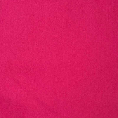 Ensfarvet denim med lidt stræk, pink - KreStoffer