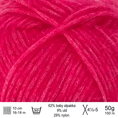 KOS garn fra Sandnes Garn farve Jazzy pink KOS4600 - KreStoffer