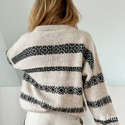 Strikkekit, Terracotta Sweater fra Le Knit i Sandnes garn (LIGE NU inkl. gratis opskrift) - KreStoffer