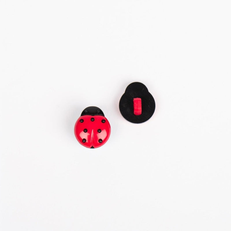 Børneknap fra Drops, Ladybug 14 mm - KreStoffer