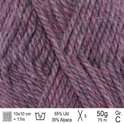 Drops Nepal garn farve Lilla violet mix - KreStoffer