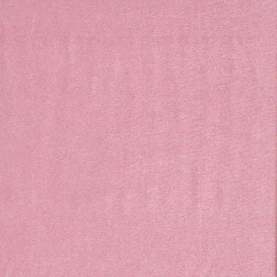 Ensfarvet fast bomuld, lyserød - KreStoffer