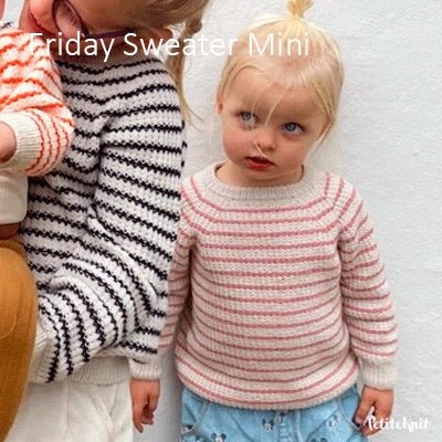 Friday Sweater Mini fra PetiteKnit (Opskrift i fysisk papirudgave) - KreStoffer