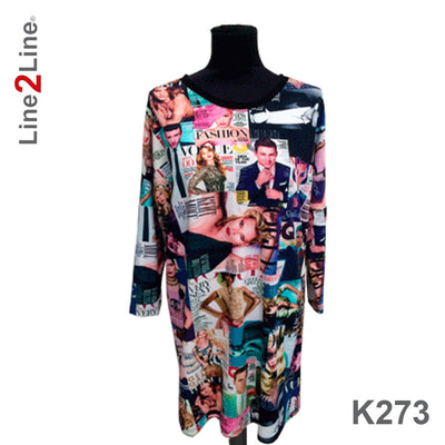 Line2Line K273 Loose fit kjole - KreStoffer