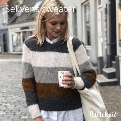 Sekvens Sweater fra PetiteKnit (Opskrift i fysisk papirudgave) - KreStoffer