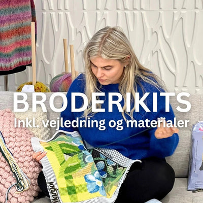 Broderier - Broderikits med alt du skal bruge