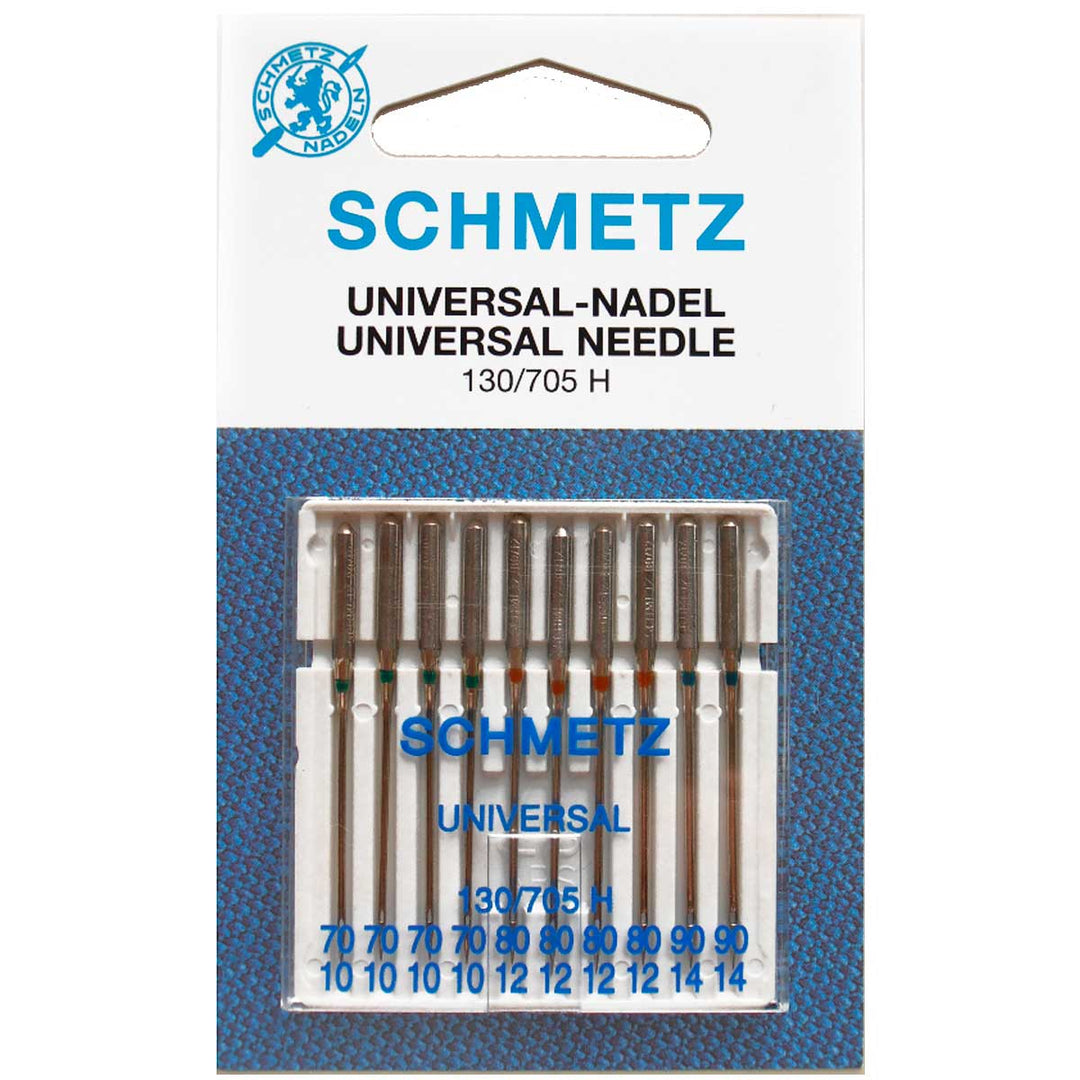 10 stk Schmetz universalnåle str. 70, 80 og 90