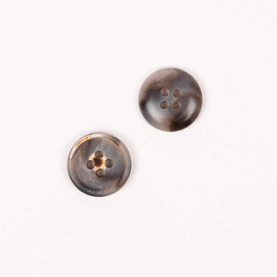 Knap fra Drops imiteret træ i mokka 15mm