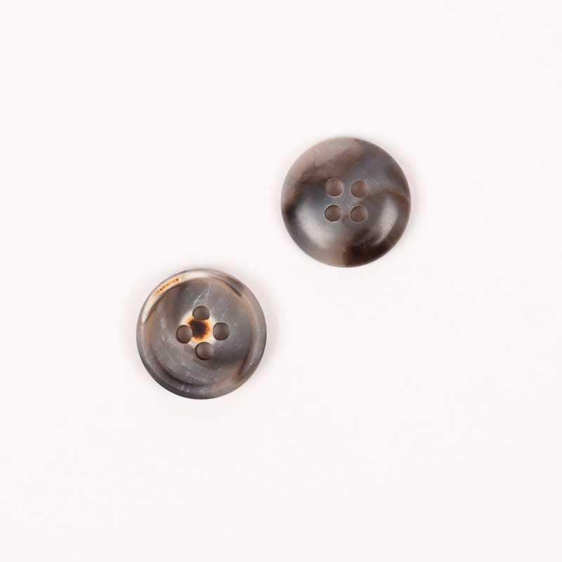 Knap fra Drops imiteret træ i mokka 15mm