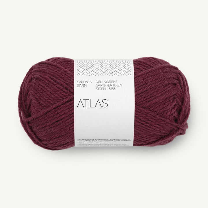 Atlas garn fra Sandnes Garn Burgundy