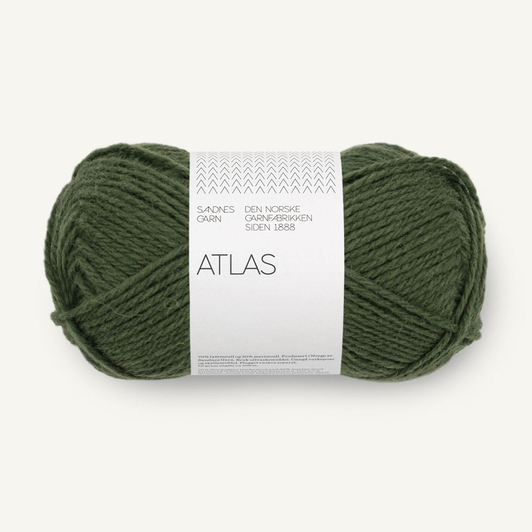 Atlas garn fra Sandnes Garn Dark forest green