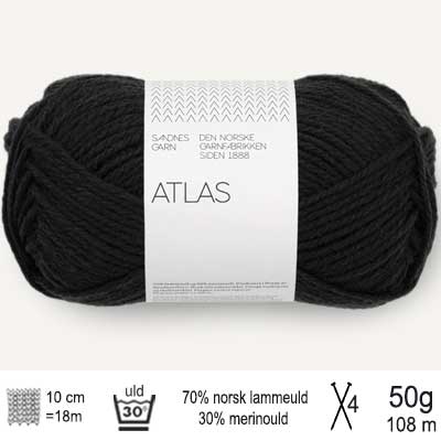 Atlas garn fra Sandnes Garn