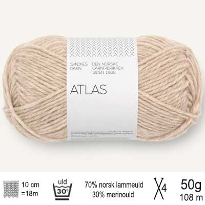 Atlas garn fra Sandnes Garn