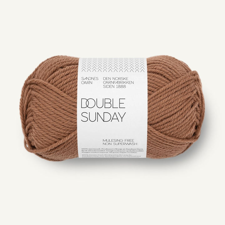 Double Sunday garn fra Sandnes Garn Pecan brown