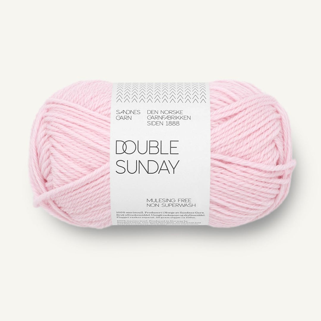 Double Sunday garn fra Sandnes Garn Lilac snow