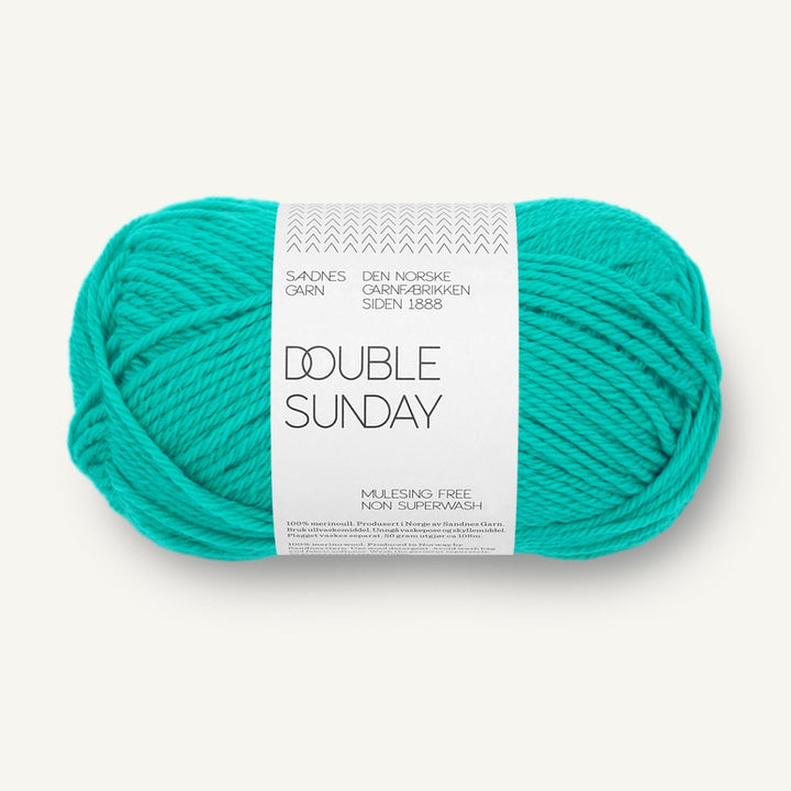 Double Sunday garn fra Sandnes Garn Spectra green