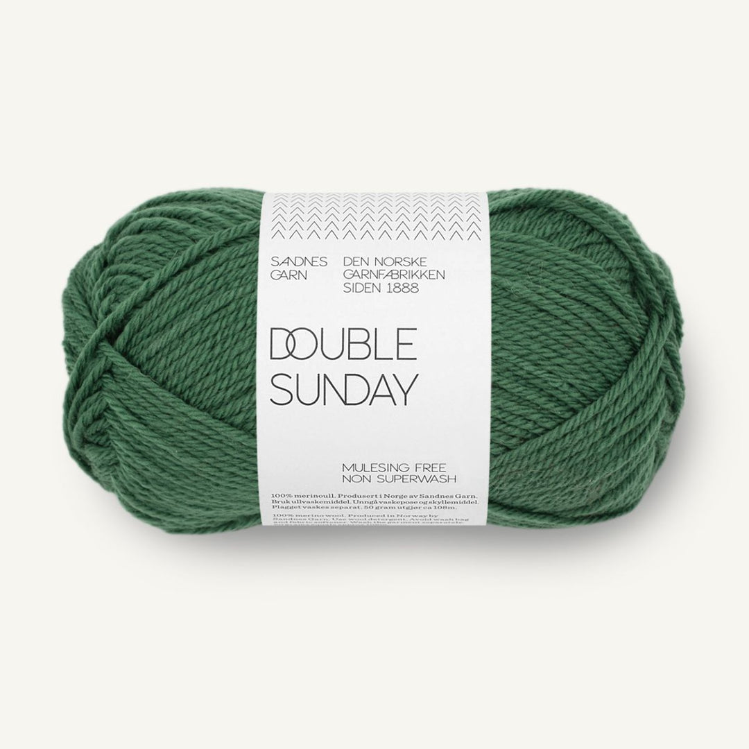 Double Sunday garn fra Sandnes Garn Elm green