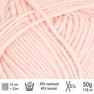 Duo garn fra Sandnes Garn farve 3509 Ballet Tutu