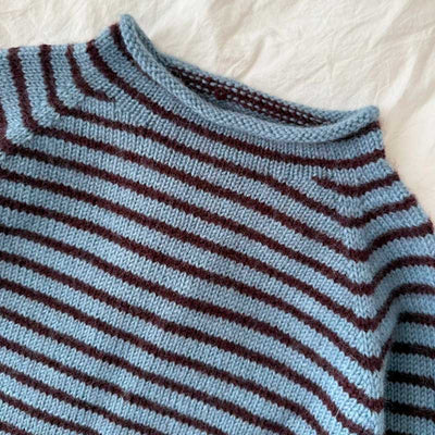 Strikkekit Frankie Sweater fra PetiteKnit i Peer Gynt
