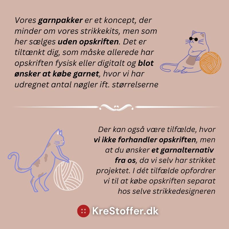 garnpakke info KreStoffer