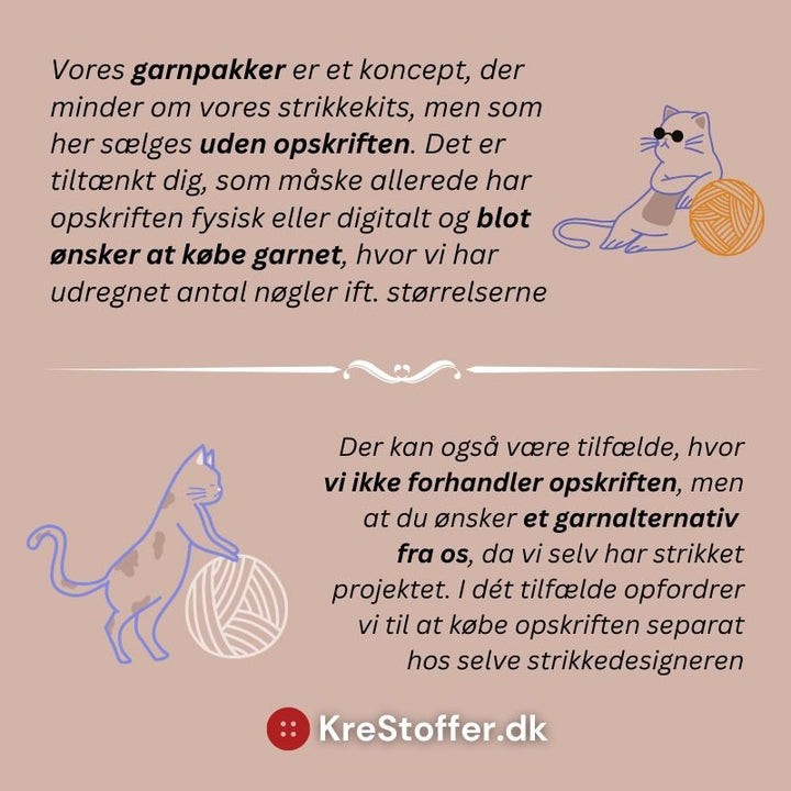 garnpakke info KreStoffer