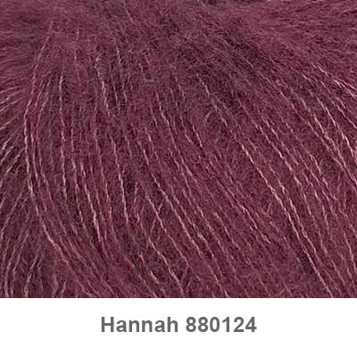 Hannah garn fra Permin farve 124 bordeaux