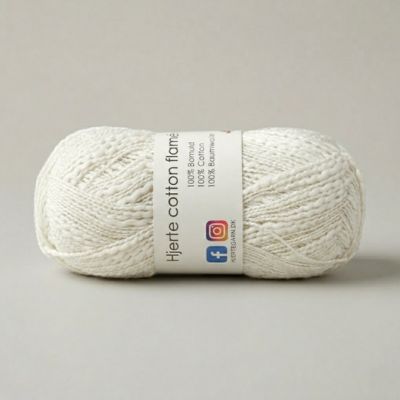 Hjerte Cotton Flamé garn farve 2010 fra Hjertegarn