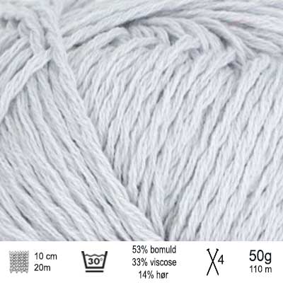 Line garn fra Sandnes Garn farve 5811 arctic ice