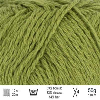 Line garn fra Sandnes Garn farve 9564 matcha