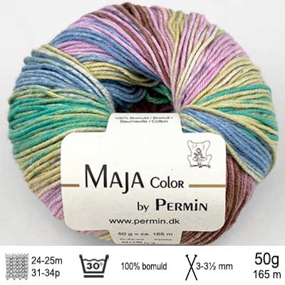 Maja Color garn fra Permin Lollipop