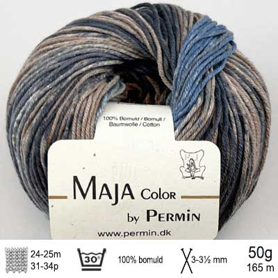 Maja Color garn fra Permin Sommerhav