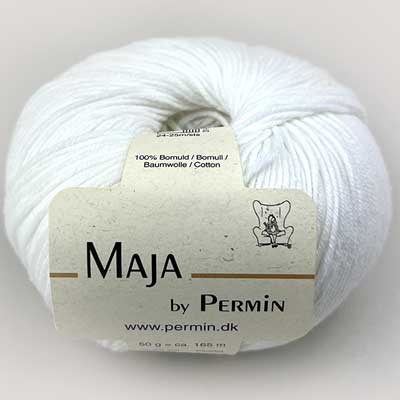 Maja garn fra Permin Hvid