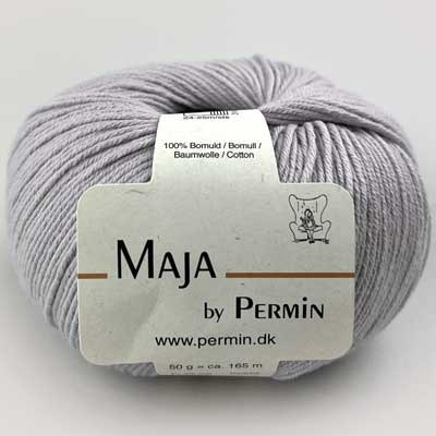 Maja garn fra Permin Lysegrå