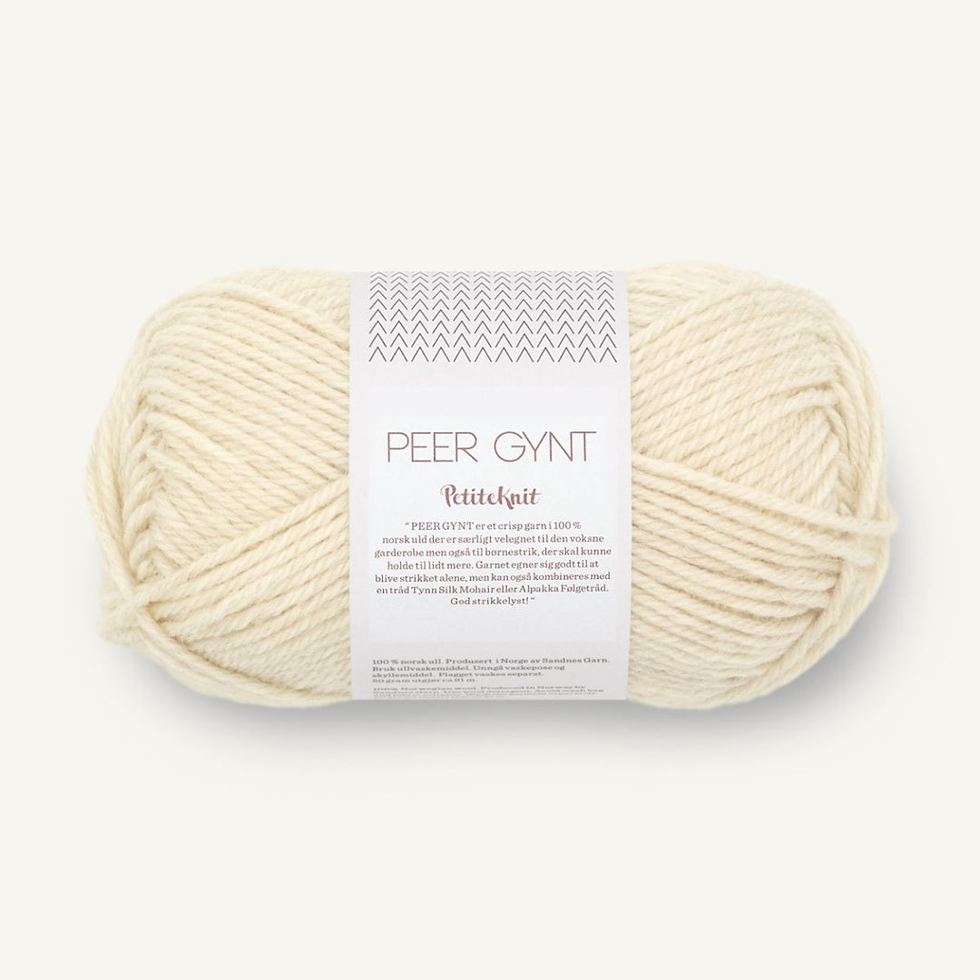 Peer Gynt garn fra Sandnes Garn Milk melange - PetiteKnit