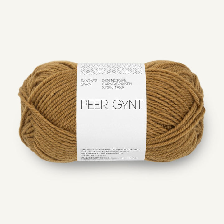 Peer Gynt garn fra Sandnes Garn Vintage gold