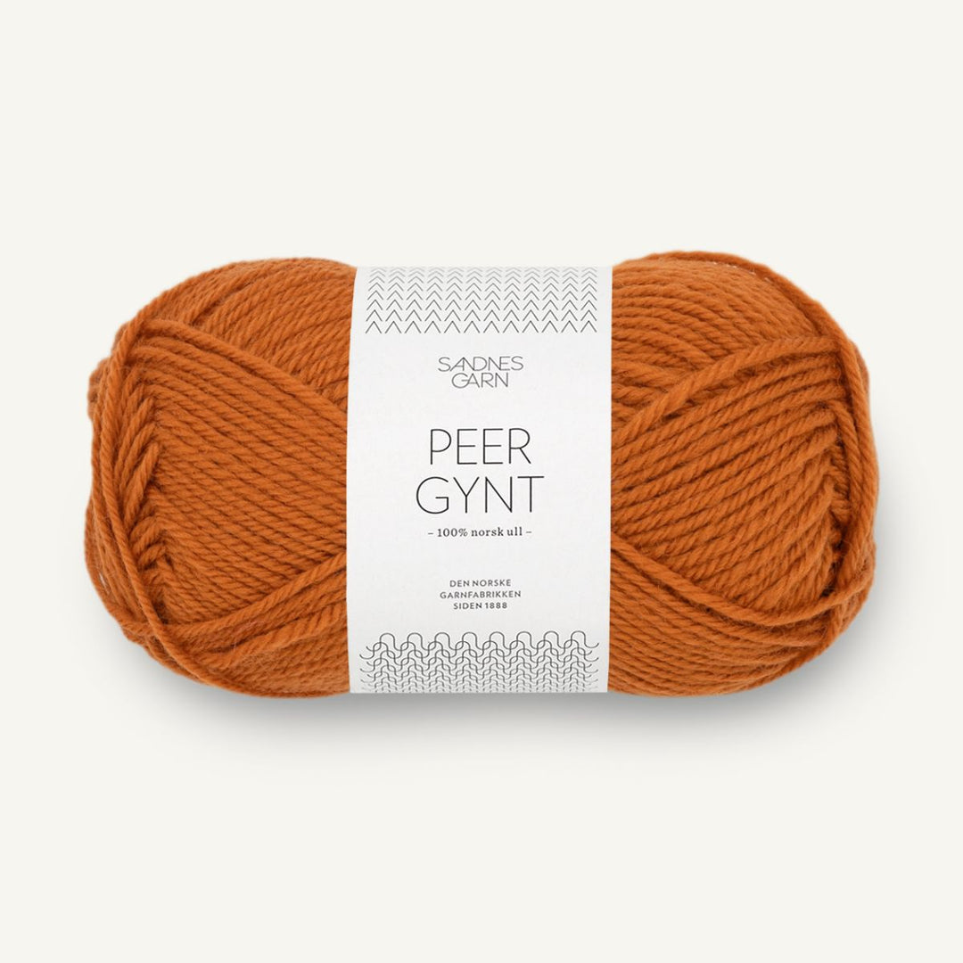 Peer Gynt garn fra Sandnes Garn Cognac