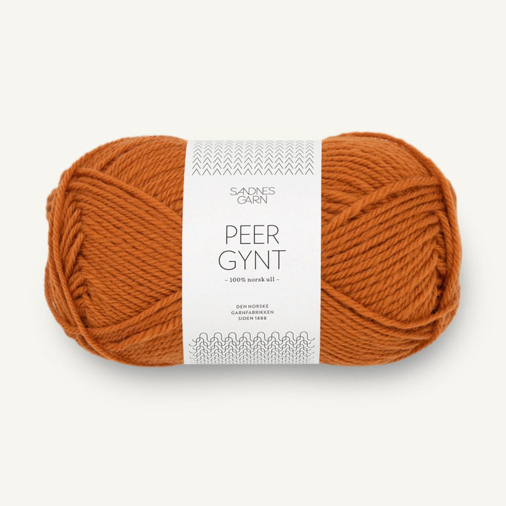 Peer Gynt garn fra Sandnes Garn Cognac