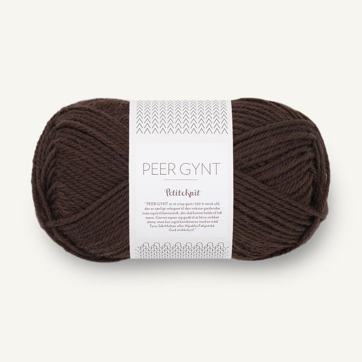 Peer Gynt garn fra Sandnes Garn Cacao nibs - PetiteKnit