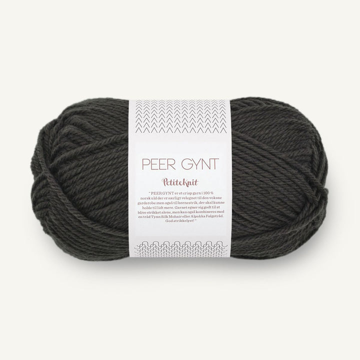 Peer Gynt garn fra Sandnes Garn Dusty noir Petiteknit