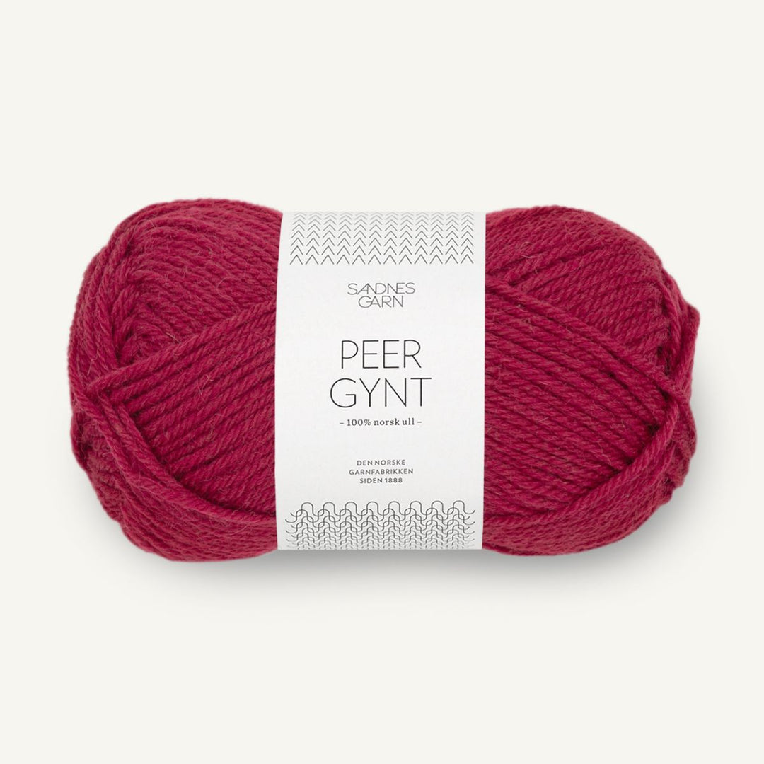 Peer Gynt garn fra Sandnes Garn Rumba red