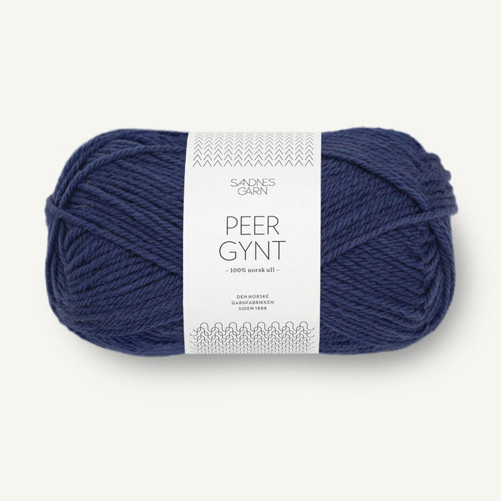 Peer Gynt garn fra Sandnes Garn Mørkeblå