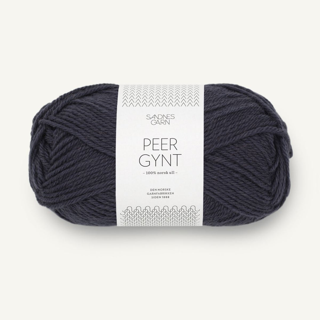 Peer Gynt garn fra Sandnes Garn Mørk blågrå