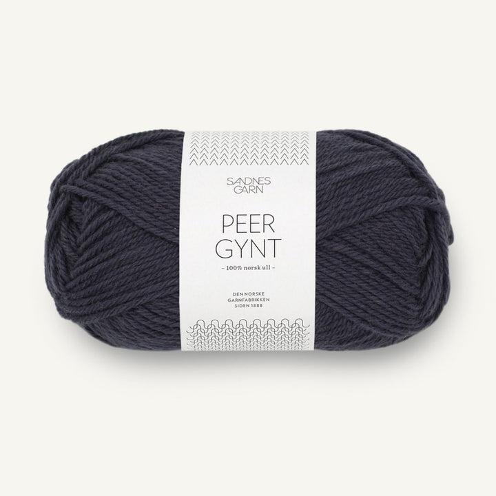 Peer Gynt garn fra Sandnes Garn Mørk blågrå