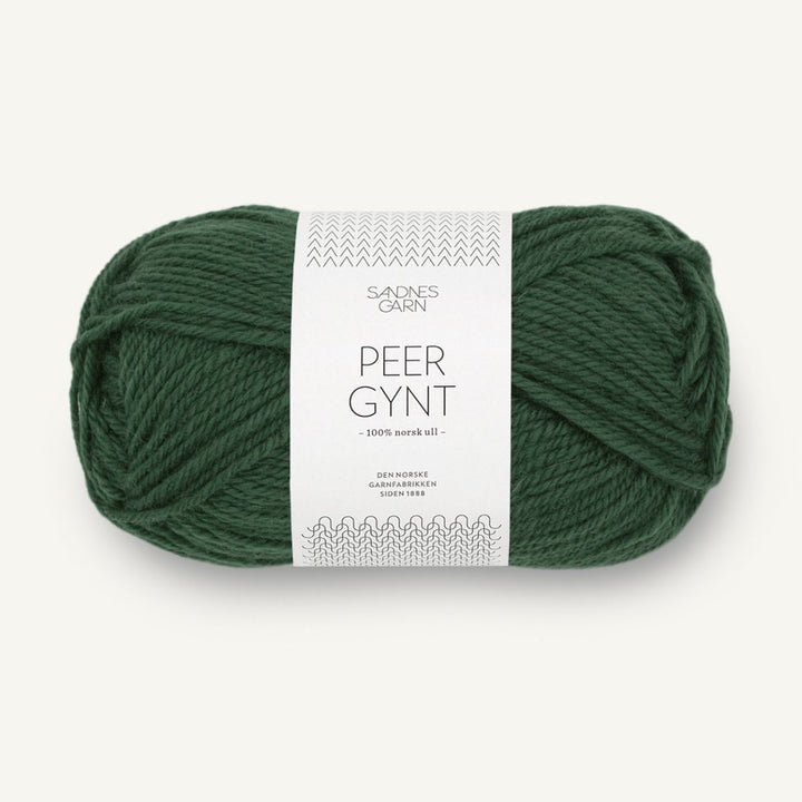 Peer Gynt garn fra Sandnes Garn Skovgrøn