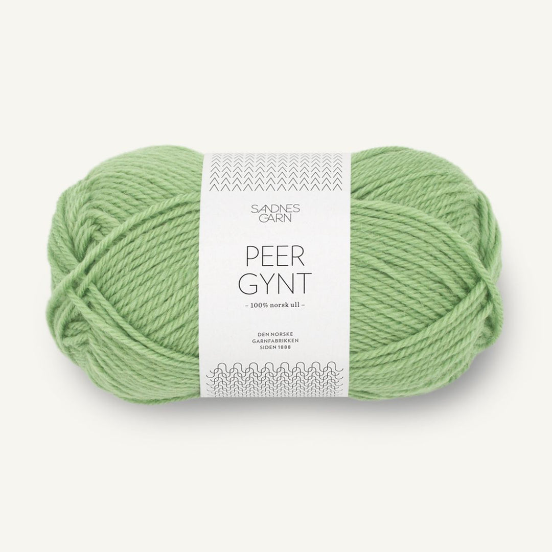 Peer Gynt garn fra Sandnes Garn Spring green