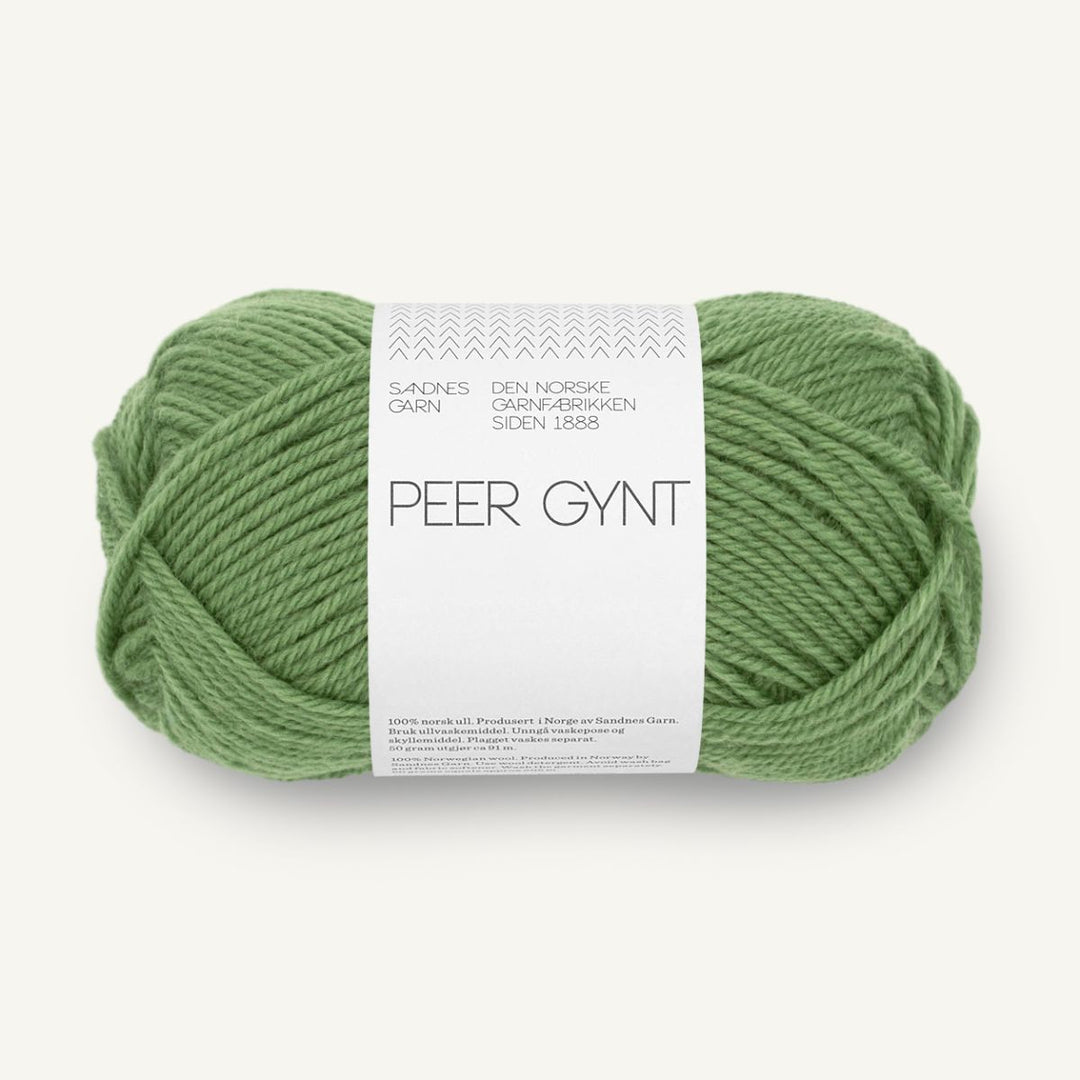 Peer Gynt garn fra Sandnes Garn Vineyard green