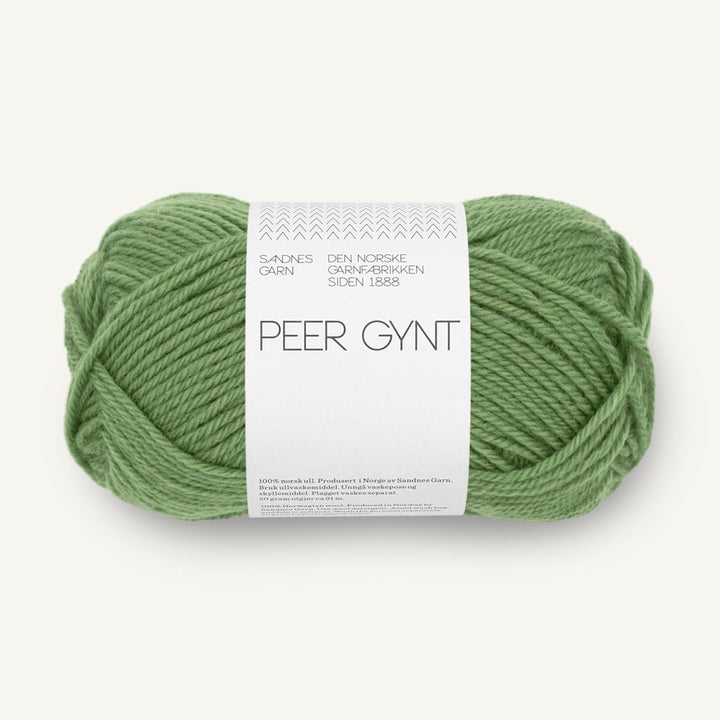 Peer Gynt garn fra Sandnes Garn Vineyard green