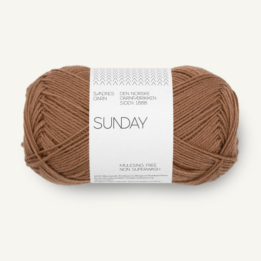 Sunday garn fra Sandnes Garn Pecan Brown