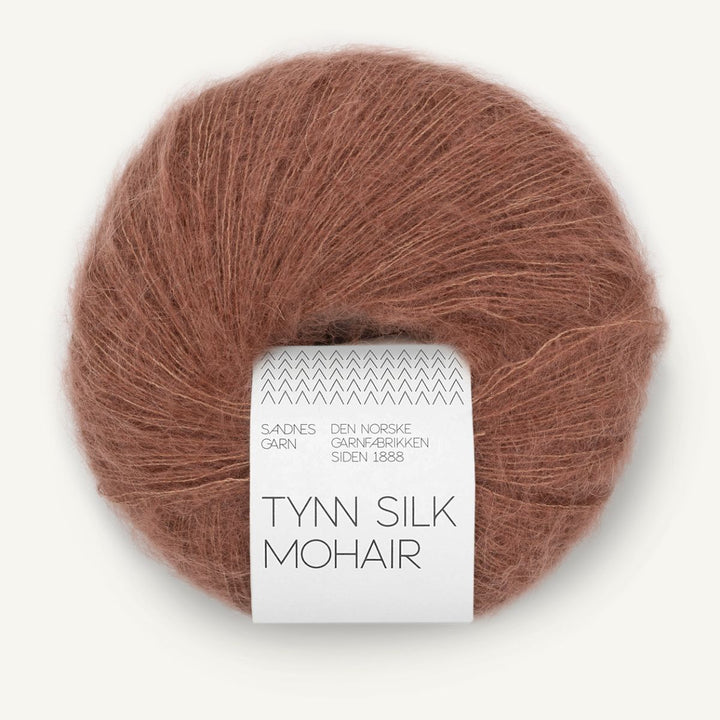 Tynd Silk Mohair garn fra Sandnes Garn Pekan brown